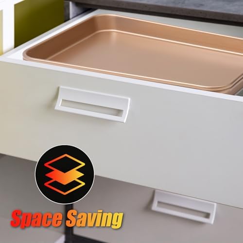 2 Pack 14 X 10 Inches Quality Baking Sheet Pan, Slick Carbon Steel