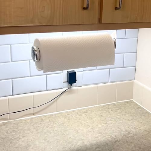 theaoo Silver Under Cabinet Paper Towel Holder