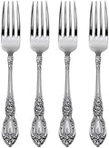 Oneida Wordsworth Dinner Forks Silverware Set for 4, Flatware