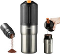 Portable Pour Over Coffee Maker with Rechargeable Electric Grinder