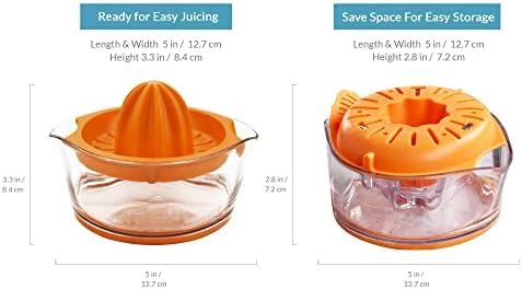 PortoFino Citrus Juicer with Measuring Cup, 8oz