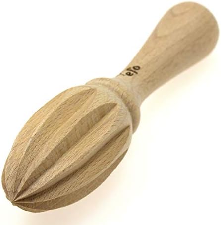 efo Wooden Lemon Squeezer Reamer, Handheld Citrus Juicer