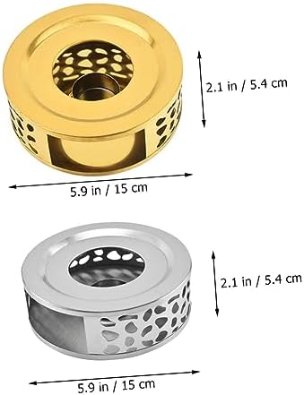 Stainless Steel Teapot Warmer Set 2 Pcs Japanese Style Xmas