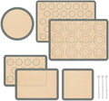 Silicone Baking Mat Set, Set of 6