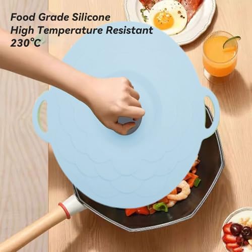 5 Pack Silicone Food Storage Lids, 5 Sizes