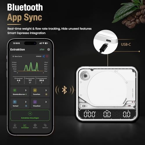 BOOKOO Themis Ultra Coffee Scale Bundle with Carry Case