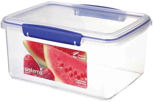 Sistema KLIP IT Rectangular Food Storage Container, 101 oz./3 L