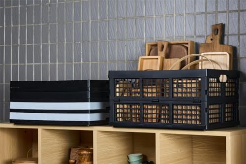 Aebeky 3-Pack Collapsible Storage Crates, 30L