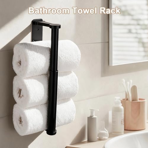 Under-Cabinet Paper Towel Holder, Matte Black