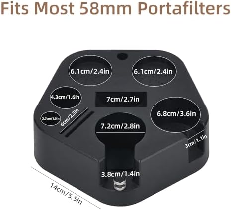 Espresso Station 58mm Accessories Organizer - CAFEMASY Pentagon