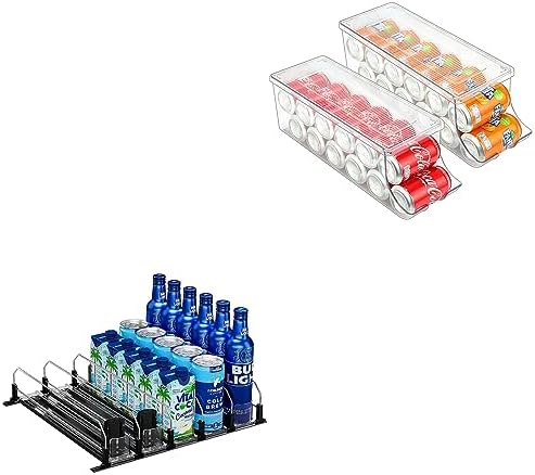 Puricon 2-Pack Soda Can Organizer for Refrigerator