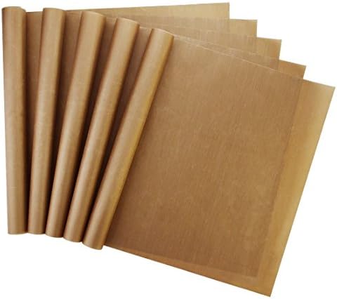 Bantoye 5 Pack Non Stick Teflon Sheet, 12''x16'' Heat Press Transfer