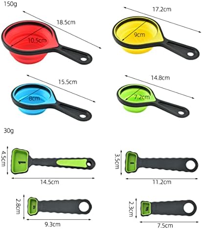 New Version 11Pack Silicone Kitchen Strainer Collapsible Colander with