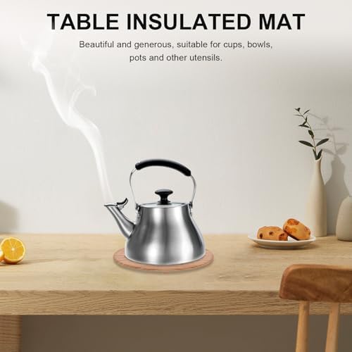 Teakettle Insulation Mat for Pots and Cups, PU Plastic