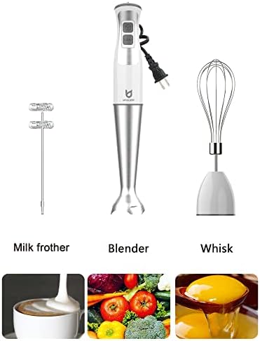 UTALENT 3-in-1 Immersion Hand Blender - Puree Baby Food, Sauces and