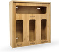 Ziplock Bag Organizer for Drawer – Bamboo Ziploc Bag Holder with