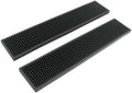 BARsics 17.5x3.5 inches Long PVC Bar Rail Mat Non-Slip Serving Spill