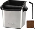 CAFEMASY Coffee Grounds Puck Knockbox Espresso Durable Stainless Steel