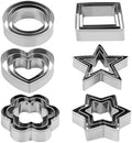 Stainless Steel Cookie Cutters Set, 18 Pieces