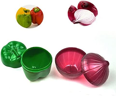 Onion Bell Pepper and Tomato Storage Container Lemon Saver Holder