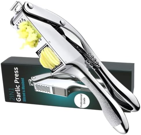 2-in-1 Garlic Press and Slicer