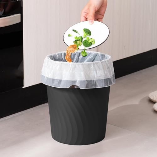 YGJT Small Bathroom Trash Can, 6 Pack, 1.8 Gallons