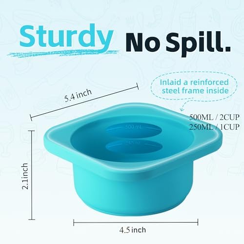 Freezer Soup Tray Silicone Molds - 2 Cup Freezer Cube With Lid,Food