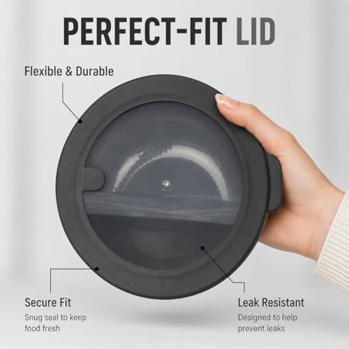 Pera Plastic Mixing Bowls with Lids Set, 8 Piece