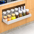 1 Pack Pull Out Cabinet Organizer Expandable,16.53" Deep | Pull Out Drawers for Cabinets with Adjustable width from 12.6" to 21" Sliding Drawers for Cabinets with Heightening Pad No Drill for Kitchen