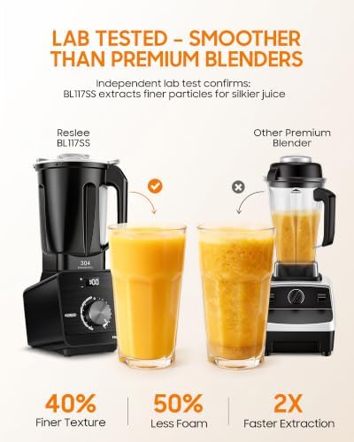 Stainless Steel Blender, 72oz Thermal Jar