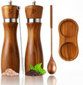 Salt and Pepper Grinder Set, 8", 2 Pack