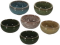 Ciieeo Essential Oil Mixing Bowl Set, 6 Pieces Ceramic Ice Cracked