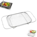 Stainless Steel Telescopic Drainer Basket, Adjustable Over-Sink