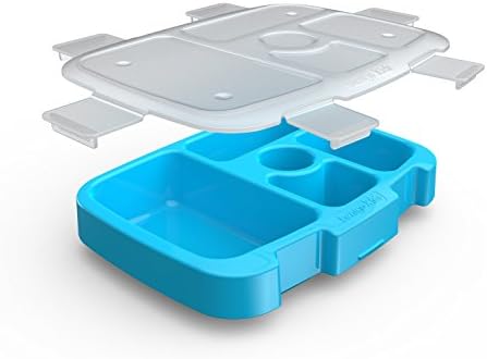 Bentgo Kids Brights 5-Compartment Meal Prep Tray with Transparent