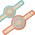 Angadona 2 Size Sourdough Silicone Bread Sling - 9.5 inch and 8.3 inch