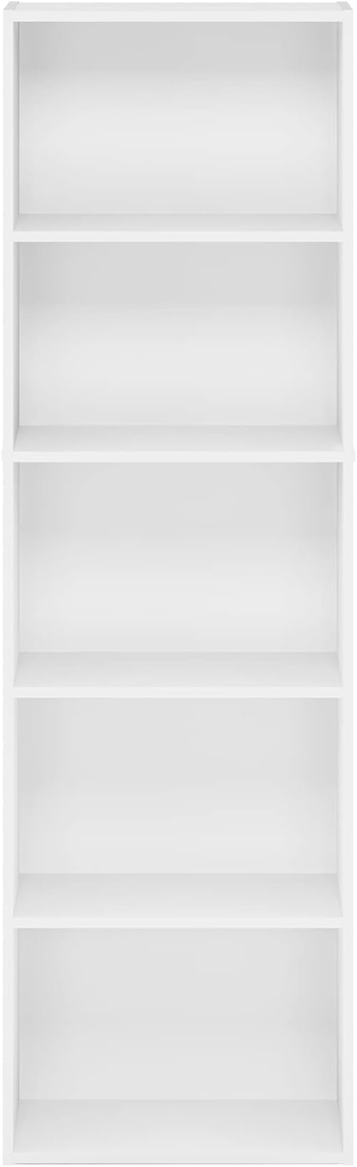 Furinno LUDER Book Shelf, 5-Tier Bookshelf, Bookcase - Image 8