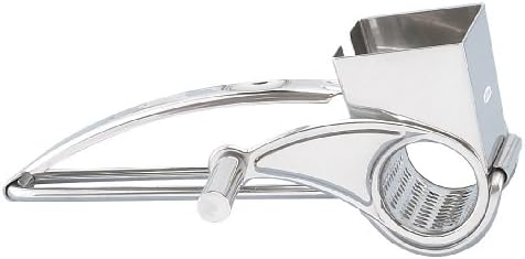 Fantes Rotary Cheese Grater, 18/8 Stainless Steel