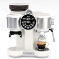 20-Bar Espresso Machine with Coffee Grinder and Steam Wand