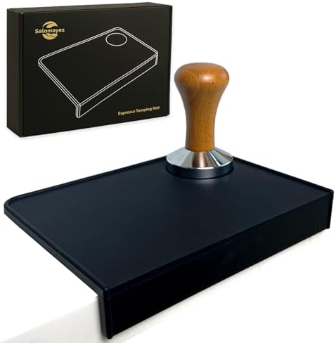 Compact Espresso Tamping Mat, Non-Slip Silicone Coffee Tamper Pad