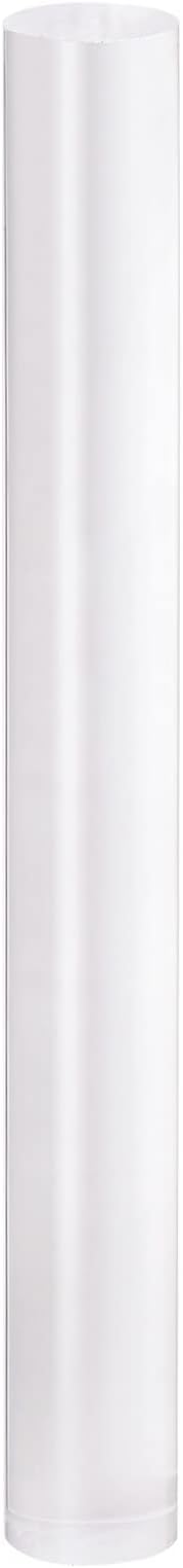 HARFINGTON Acrylic Clay Roller 9 Inch x 1 Inch Solid Non-Stick Plastic Round by HARFINGTON