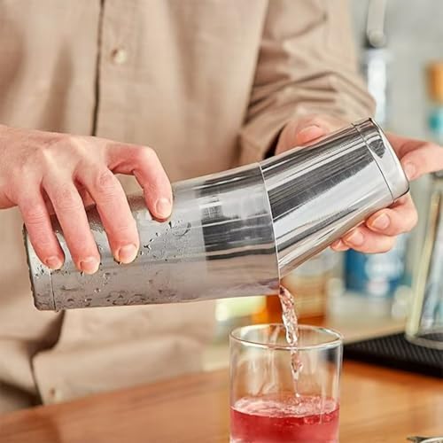 WPHUAW Boston Cocktail Shaker Set, 28 oz & 20 oz Stainless Steel