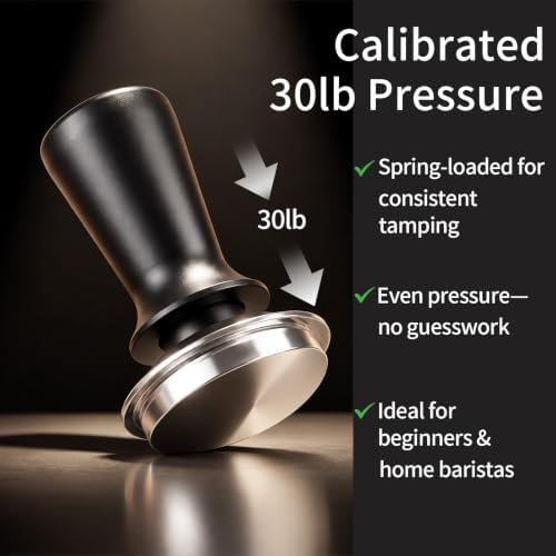 Mongdio 51mm Espresso Accessories Kit: Tamper, Distributor & Dosing
