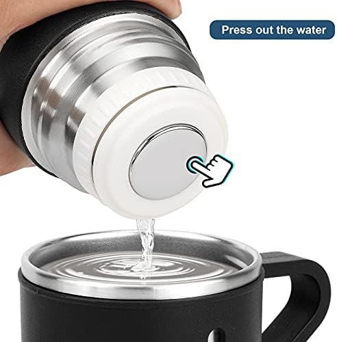 Stainless Steel Thermo 500ml/16.9oz Vacuum Insulated Bottle with Cup