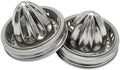 2 Pack Stainless Steel Juicer Lids for Mason Jars