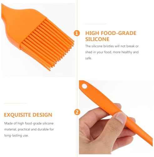 3pcs Silicone Pastry Basting Brushes for Bbq and Kitchen Baking, 21cm