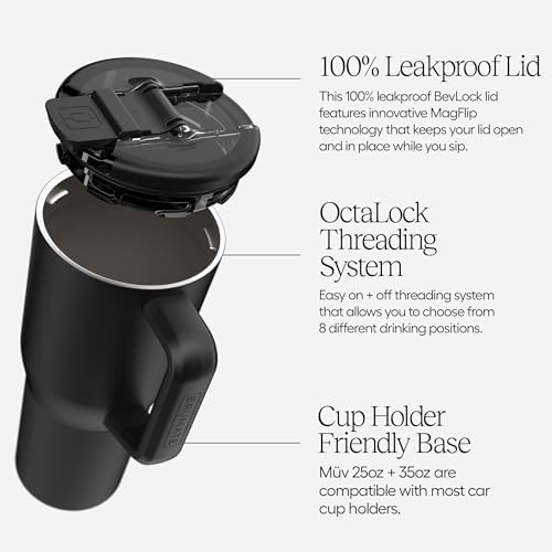 BrüMate Müv - 25oz 100% Leak Proof Insulated Coffee Mug with Handle &