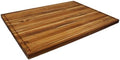 EcoDecors XXL Teak Cutting Board, 40x28, Reversible Butcher Block