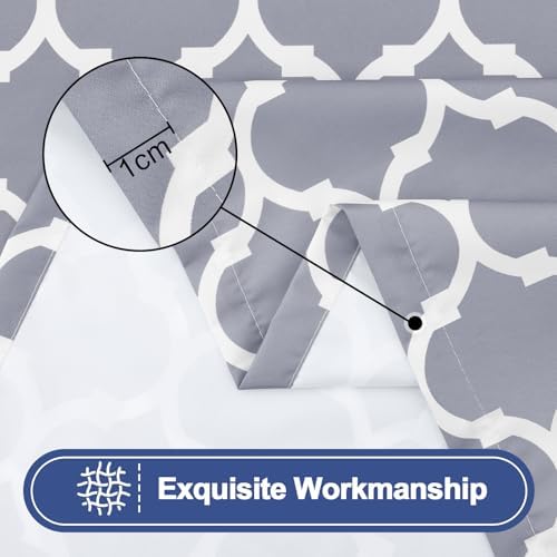 Smiry 2 Pack Rectangle Table Cloth 6 Foot, Waterproof Elastic Fitted