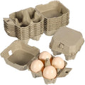 Garneck 10Pcs Egg Carton, Reusable Stackable Tray