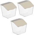 3 Pack Wall Mounted Garlic Container, Transparent Kitchen Food Storage